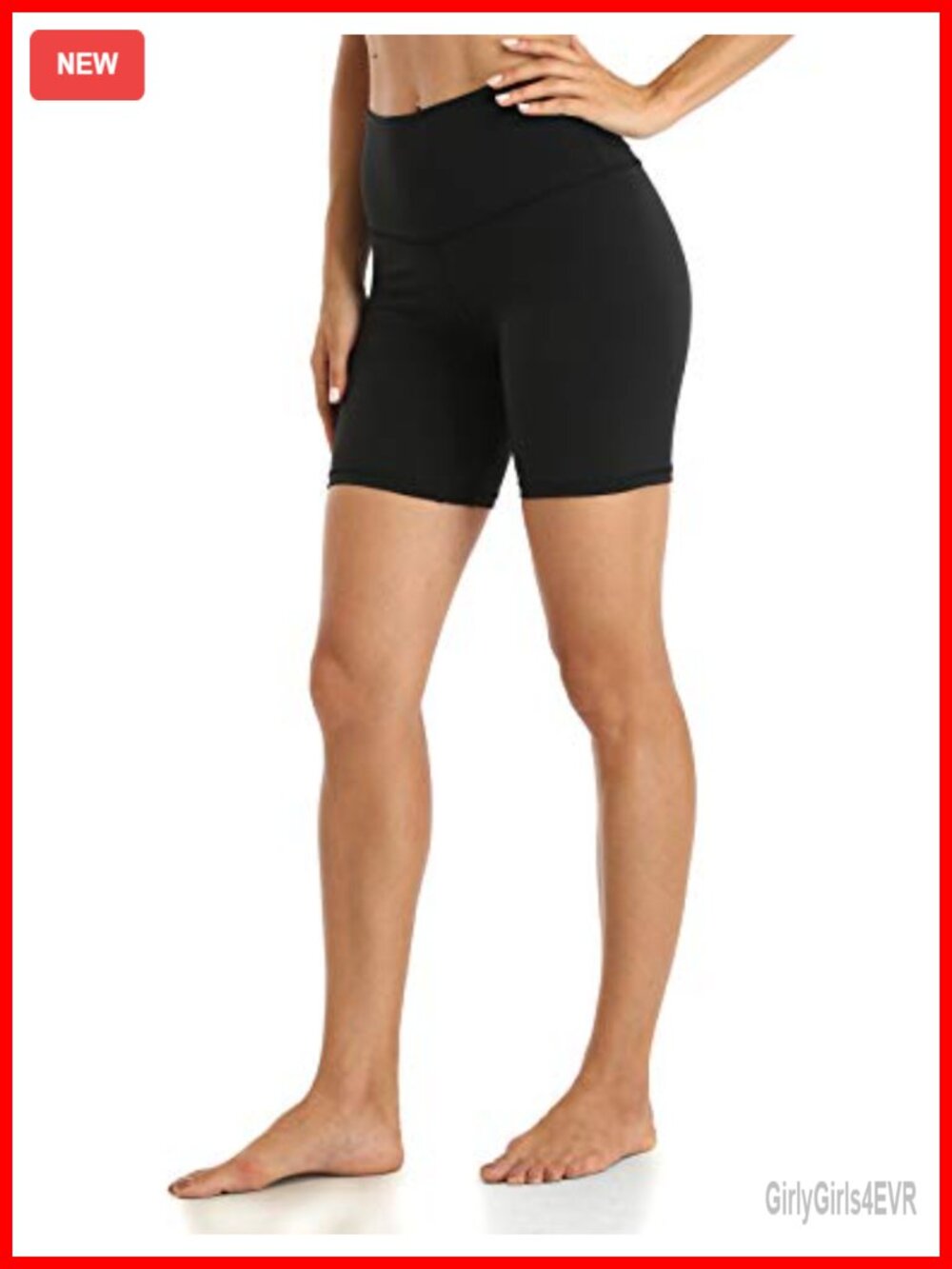 High Waisted Biker Shorts 6" Inseam Buttery Soft Athletic Workout